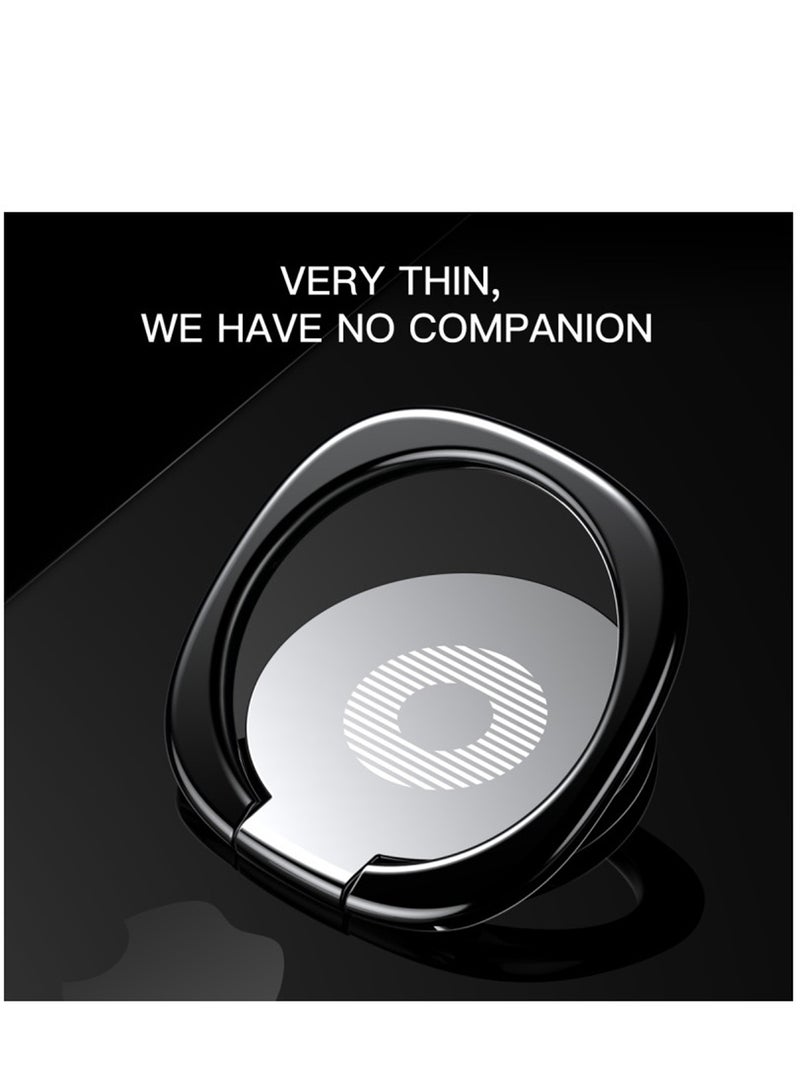 Baseus Phone Ring Holder 360 Degree Rotation Metal Finger Grip Adjustable Cellphone Stand For Magnetic Car Mount Compatible With iPhone Galaxy Pixel HUAWEI Xiaomi OPPO And More Smartphone Gold - Image 2