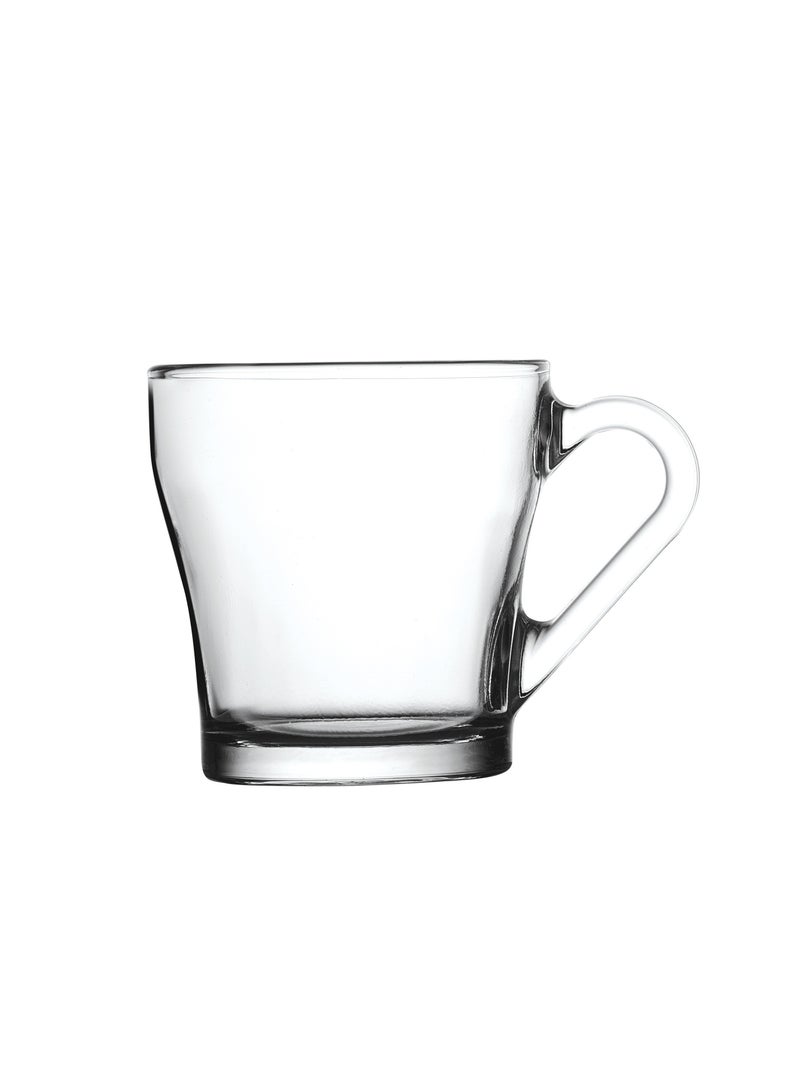 باساباتشي 2-Piece Chroma Glass Mug 205 ml Clear - Image 1