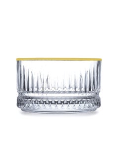 4-Piece Elysia Golden Touch Bowl Set Clear 235 ml Clear/Gold