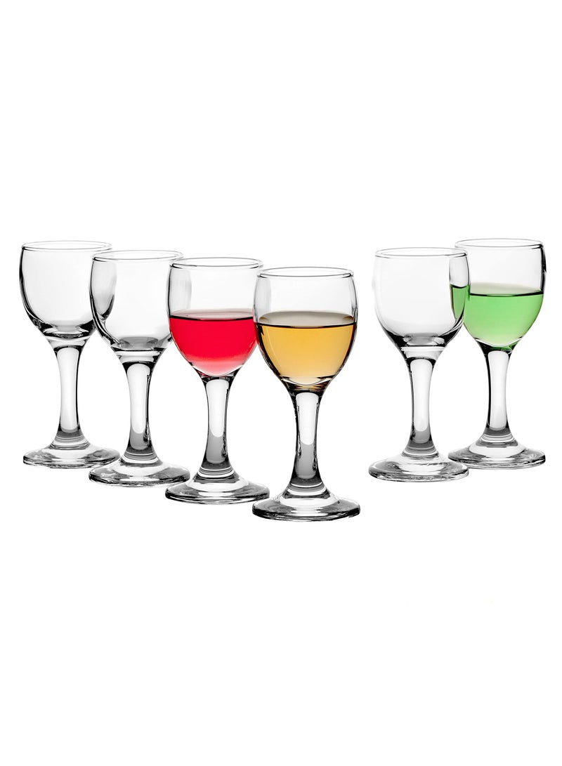 6-Piece Bistro Shot Glass 60 ml Clear - pnsku/N53438422A/45/_/1695389587/a5d2a896-fb4f-480d-b224-31fc19820b92