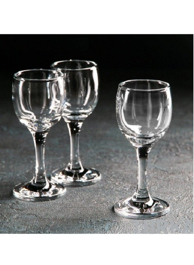 6-Piece Bistro Shot Glass 60 ml Clear - pnsku/N53438422A/45/_/1695389588/dcf80e0d-4457-451a-9051-f915dbe27c71