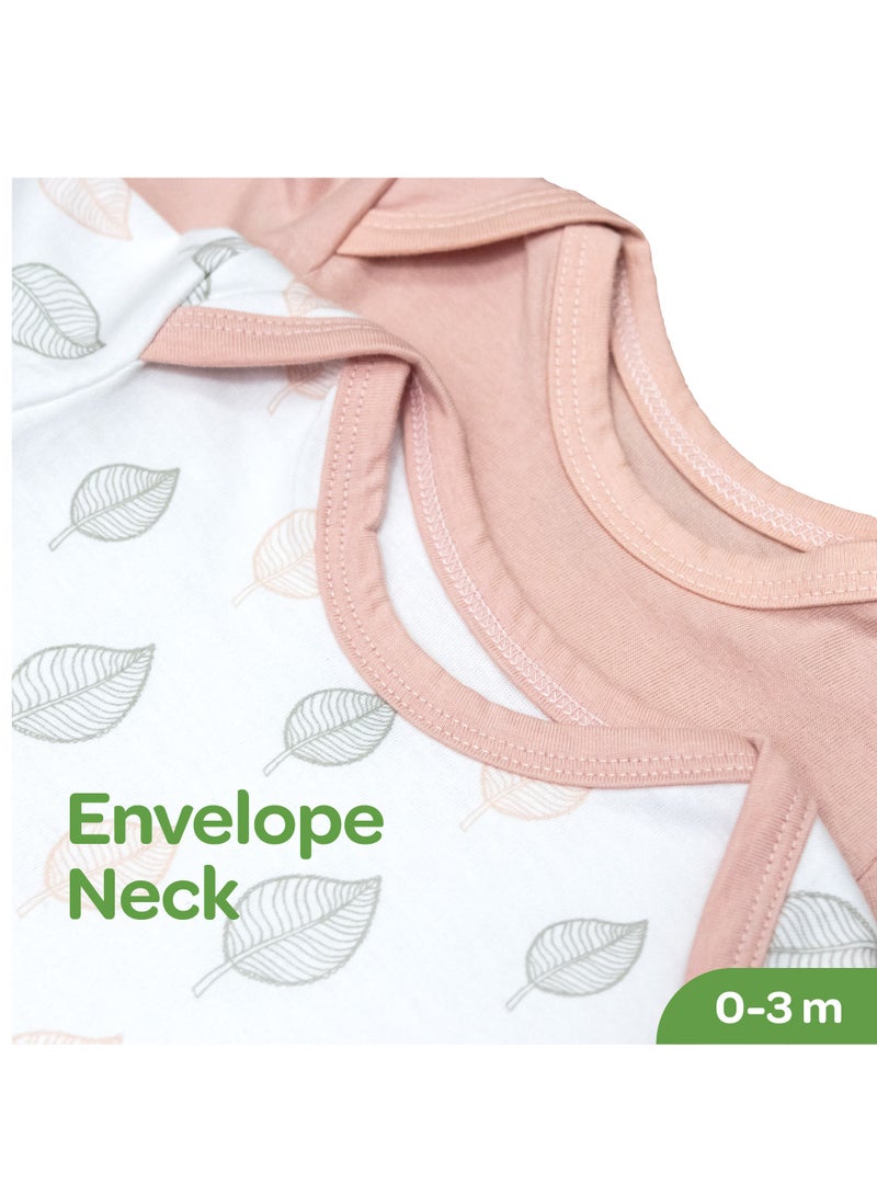 Moon - Sleep Gowns Pack Of 2 Full Sleeves With Foldover Cuffs With Elastic Bottom Hem Orange And Forest Print - Image 1