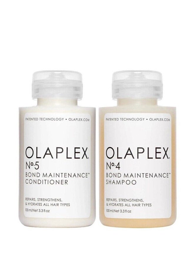 Olaplex Bond Duo Maintenance Shampoo No. 4 And Conditioner No. 5 100+100 milliliter - Image 1