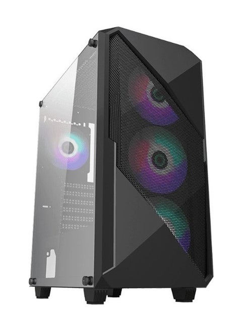كمبيوتر ألعاب بمعالج كور i5 12400/ذاكرة وصول عشوائي 16 جيجابايت/محرك أقراص SSD سعة 512 جيجابايت/بطاقة رسومات Nvidia Geforce RTX 3060 سعة 6 جيجابايت/نظام التشغيل Windows 11