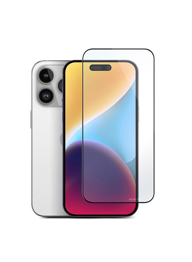 ارمور برو واقي شاشة من الزجاج المقوى لهاتف iPhone 15 2023 مقاس 6.7 بوصة Pro (Max) HD من الحافة إلى الحافة - Image 1