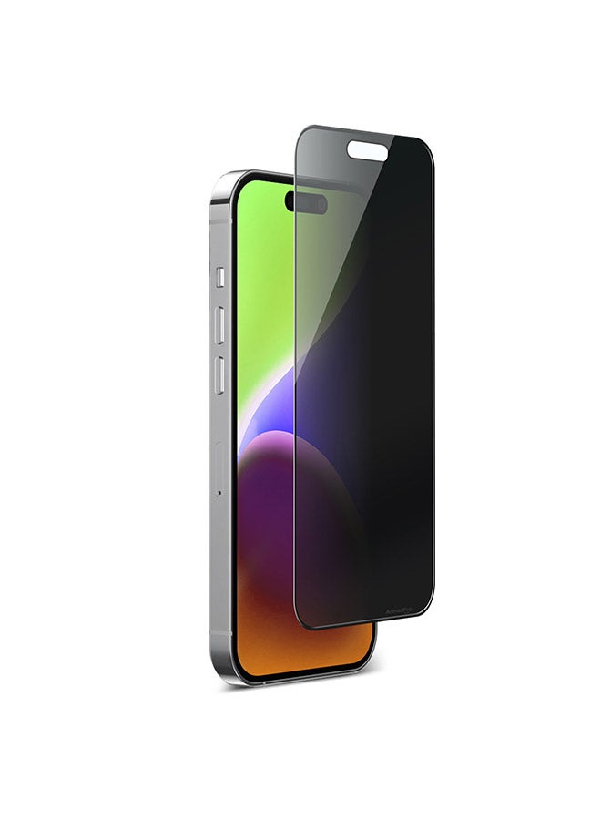 ارمور برو واقي شاشة زجاجي مقوى لهاتف iPhone 15 Plus مع حماية من الحافة إلى الحافة - Image 3