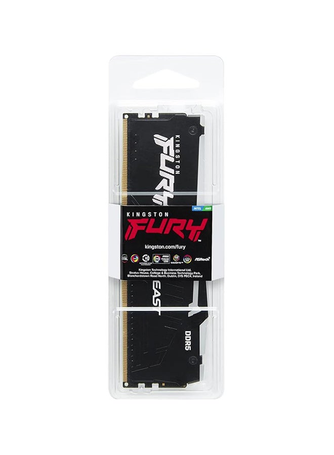 كينغستون - ذاكرة سطح المكتب Fury Beast RGB 16GB 6000MT/sec DDR5 CL40 DIMM وحدة واحدة KF560C40BBA-16/ - Image 1