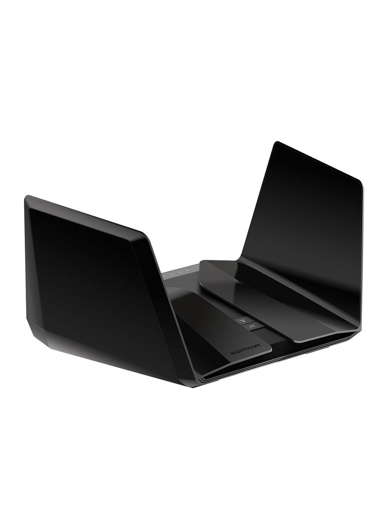 NETGEAR - Nighthawk AX6000 12 Stream Wi-Fi 6 Router, RAX120-100EUS/ Black - Image 1