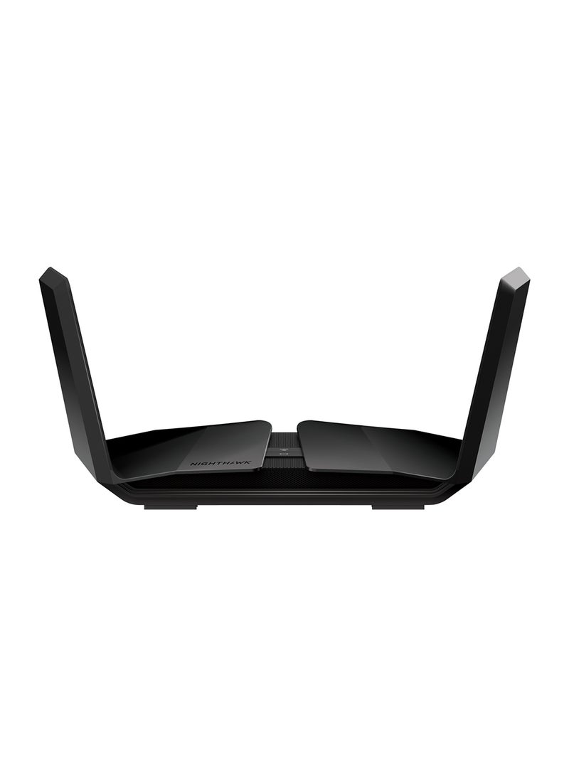 NETGEAR - Nighthawk AX6000 12 Stream Wi-Fi 6 Router, RAX120-100EUS/ Black - Image 1