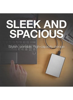 Seagate One Touch 2TB External HDD USB 3.0 with Password Protection Silver, for Windows and Mac, with 3 yr Data Recovery Services, and 4 Months Adobe CC Photography STKY2000401 2 TB  - Image 2