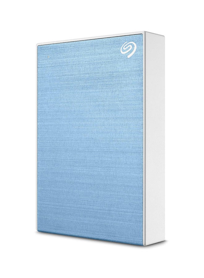 Seagate - One Touch 4TB External HDD with Password Protection, USB, Light Blue, for Windows and Mac, with 3 yr Data Recovery Services, and 4 Months Adobe CC Photography (STKZ4000402) 4.0 TB - Image 1