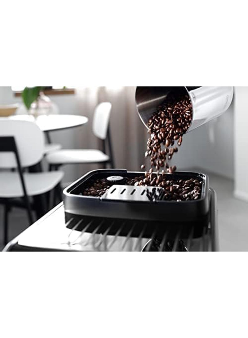De'Longhi Magnifica EVO Bean to Cup Fully Automatic Espresso and Cappuccino Coffee Machine |Traditional Milk Frother|Built In Grinder 1.8 L 1450 W ECAM 290.21.B Black  - Image 4