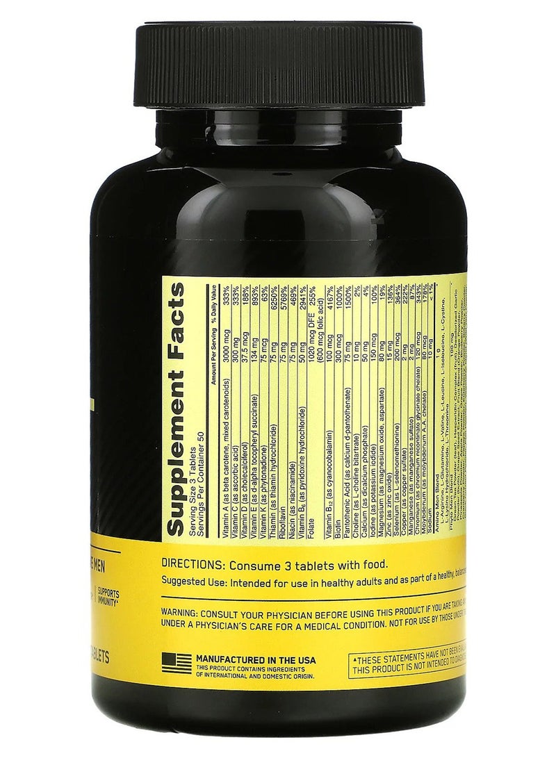Optimum Nutrition Opti-Men Multivitamins 150 Tablets  - Image 2