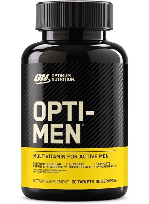 Opti-Men, Vitamin C, Zinc and Vitamin D, E, B12 for Immune Support Mens Daily Multivitamin Supplement - 90 Count