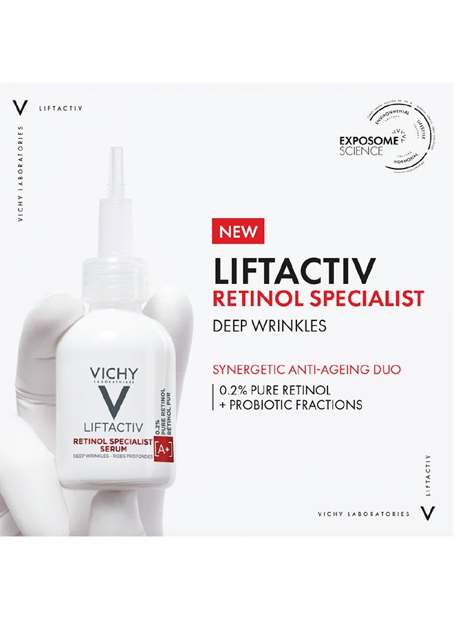 VICHY - LiftActiv Retinol Specialist Deep Wrinkle And Anti-Aging Serum 30ml - Image 1