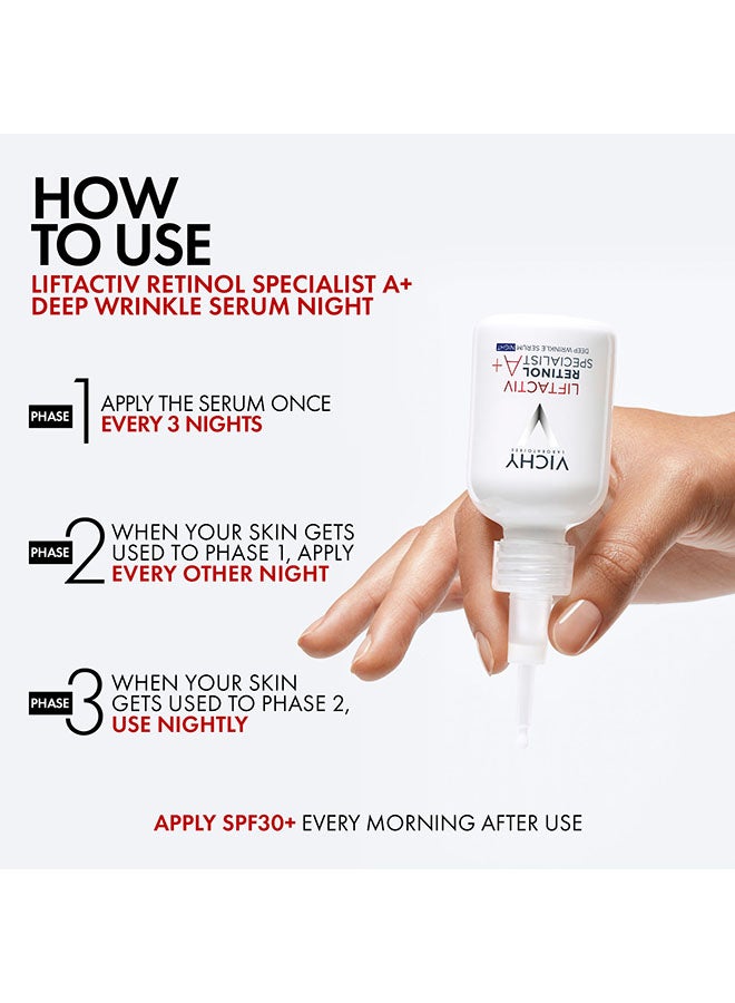 VICHY LiftActiv Retinol Specialist Deep Wrinkle And Anti-Aging Serum 30ml - Image 5