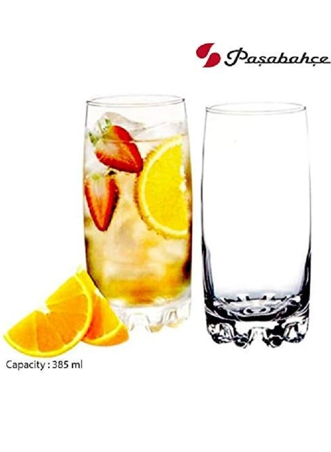 باساباتشي طقم أكواب سيلفانا الطويلة 6 قطع سعة 385 مل - Image 4