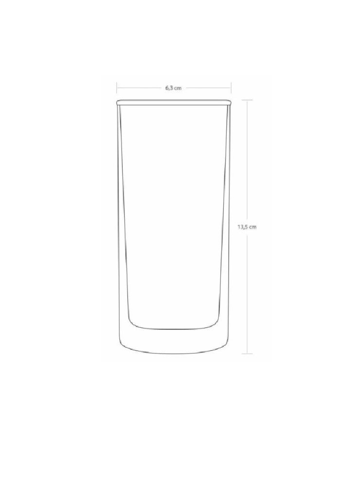 باساباتشي طقم أكواب إسطنبول مكون من 6 قطع بسعة 290 سم مكعب - Image 2