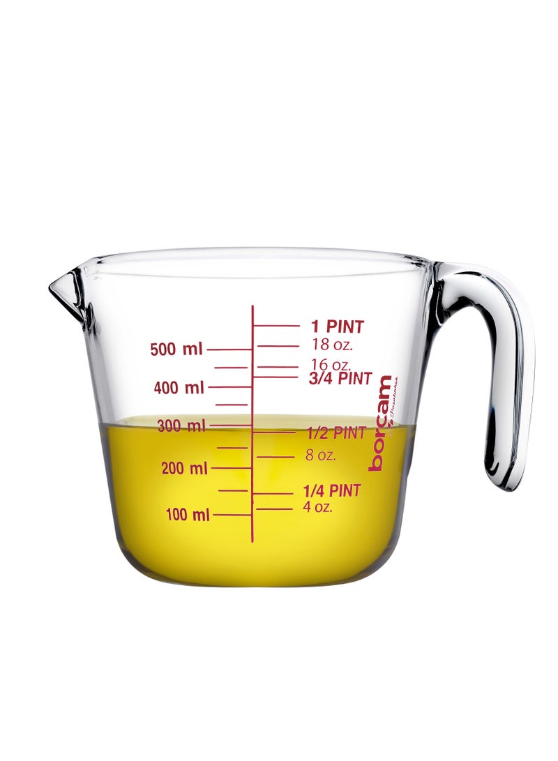 Pasabahce Borcam Measuring Cup 500 ml Clear/Red - Image 5