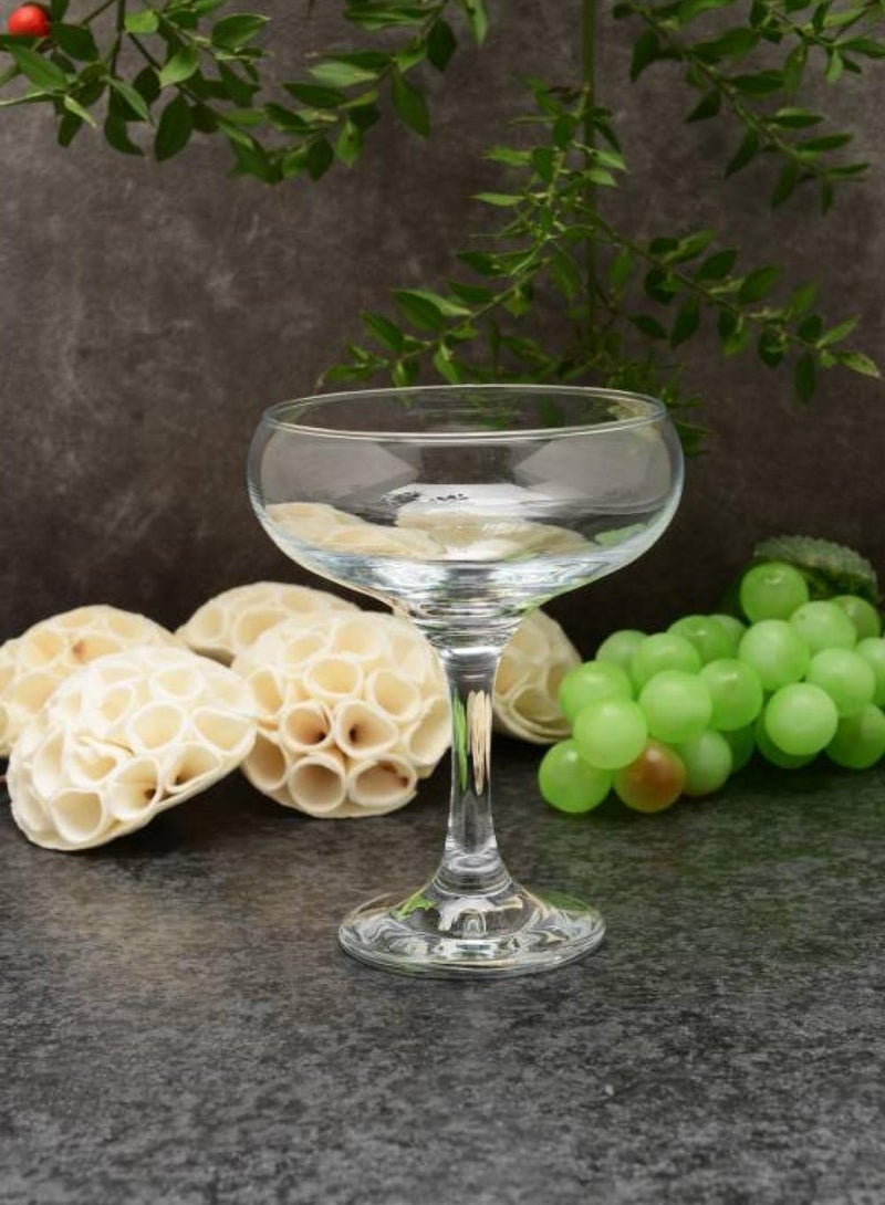 Pasabahce - 6-Piece Bistro Champagne Coupe 280 ml Clear - Image 1