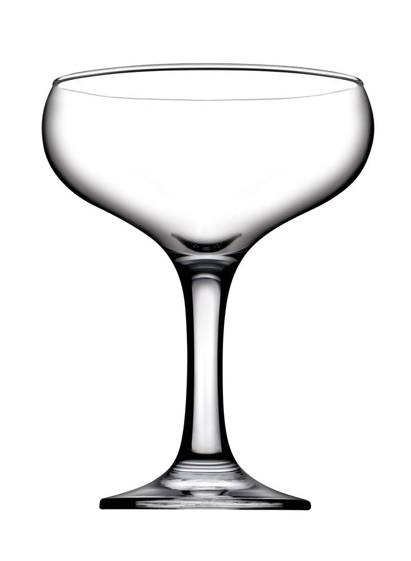 Pasabahce - 6-Piece Bistro Champagne Coupe 280 ml Clear - Image 1