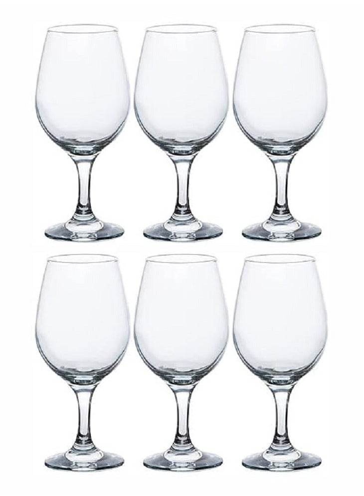 Pasabahce 6-Piece Amber Beer Glass Set 395 ml Clear  - Image 5