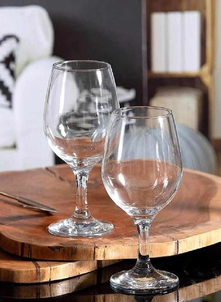 Pasabahce 6-Piece Amber Beer Glass Set 395 ml Clear  - Image 3
