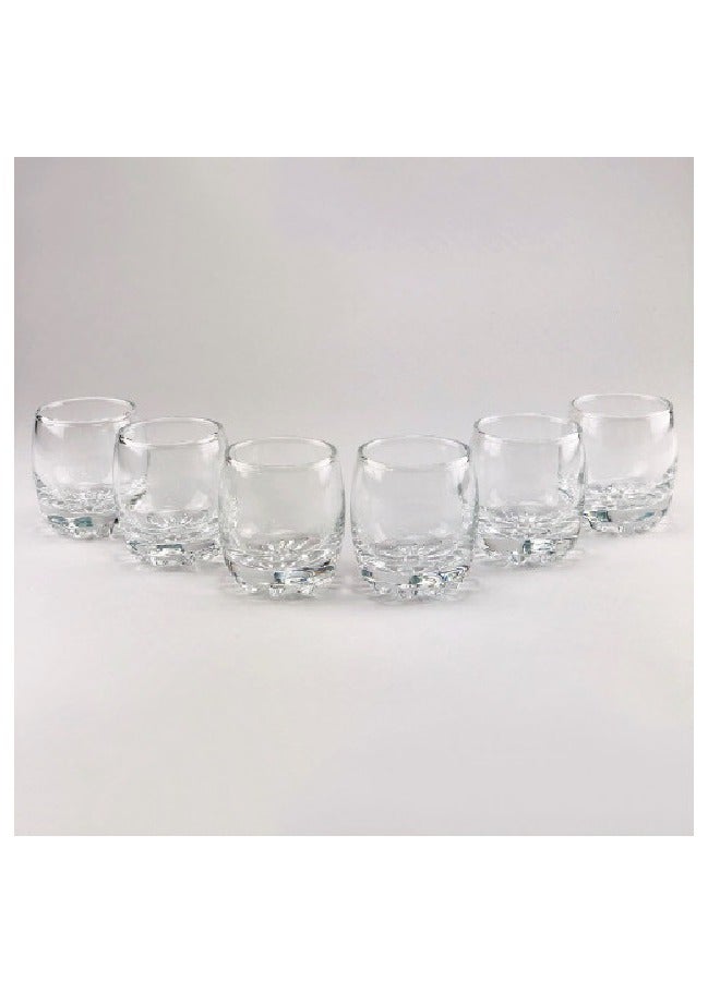 Pasabahce 6-Piece Sylvana Shot Tumbler Set 80 ml Clear  - Image 4