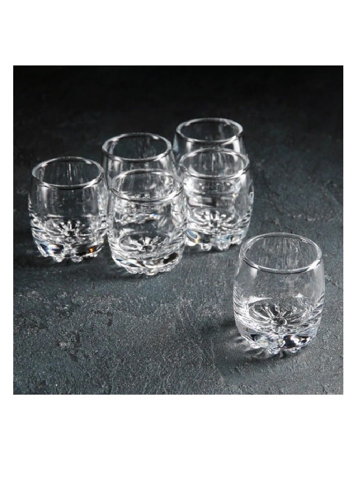 Pasabahce 6-Piece Sylvana Shot Tumbler Set 80 ml Clear  - Image 5