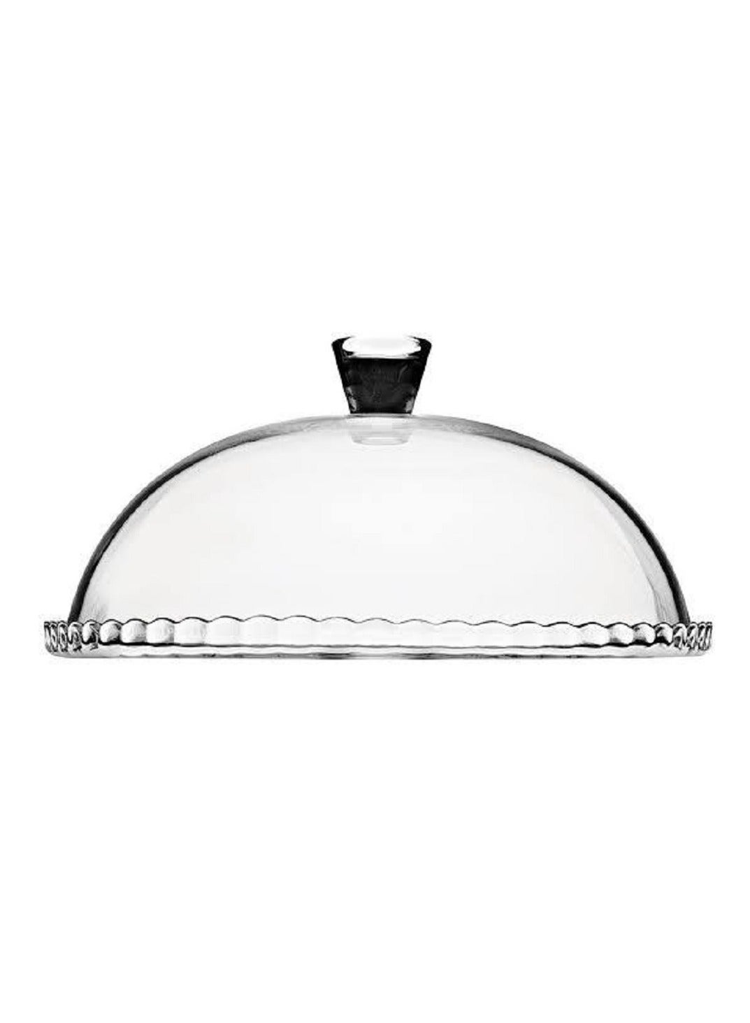 Pasabahce Patisserie Glass Service Plate & Dome 32 cm Clear 