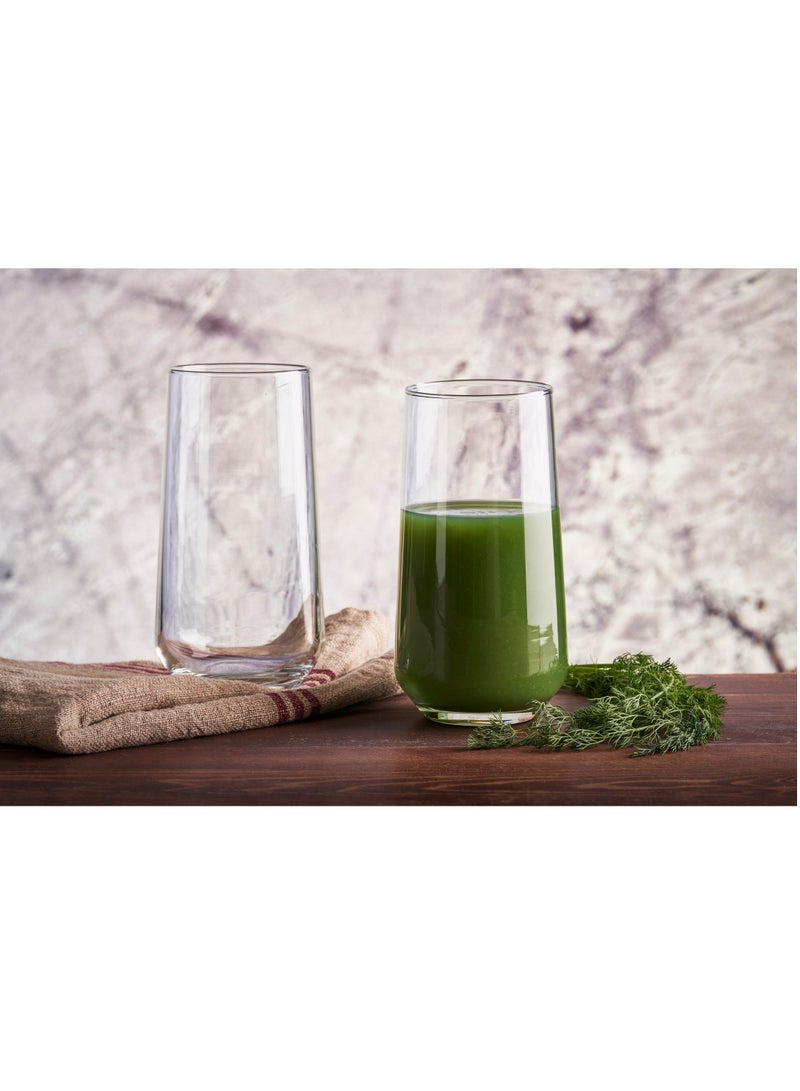 باساباتشي طقم أكواب أليجرا للمشروبات الطويلة مكون من 6 قطع بسعة 470 مل - Image 4