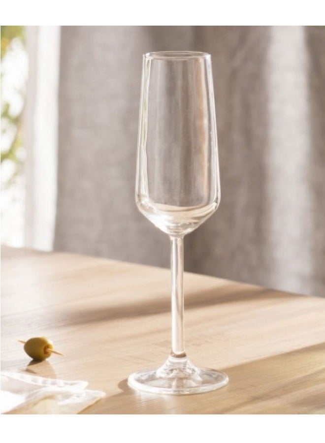 Pasabahce 6-Piece Allegra Champagne Flute 195 ml Clear - Image 5