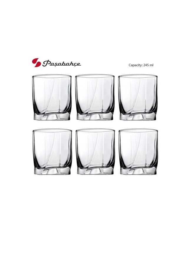 باساباتشي طقم أكواب لونا مكون من 6 قطع بسعة 245 سم مكعب - Image 4