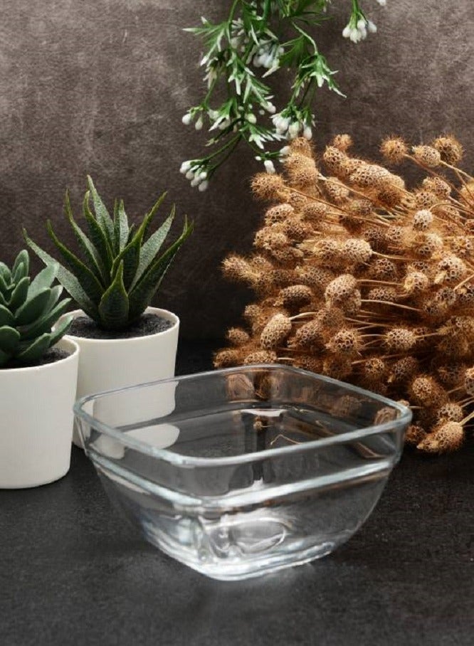 باساباتشي طقم أوعية بودينج زجاجية مربعة مكون من 6 قطع بسعة 375 مل - Image 5