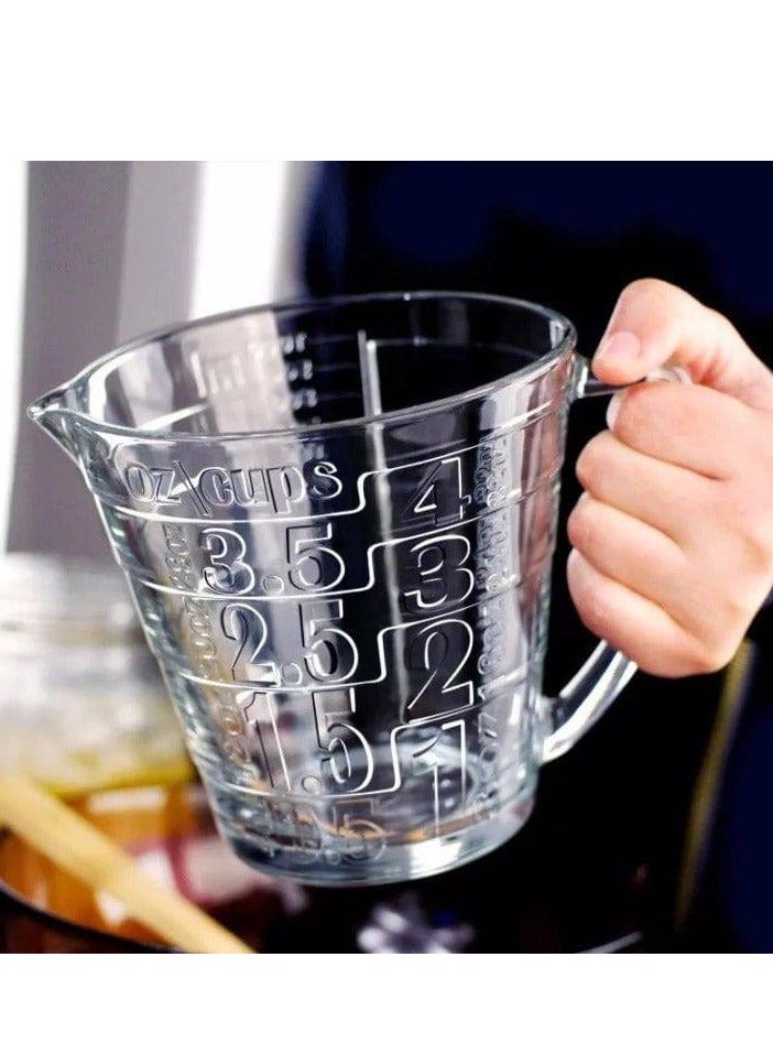 Pasabahce 1-Piece Basic Measuring Cup For 1000 ml 32 oz 4 Cups Capacity Clear - Image 4