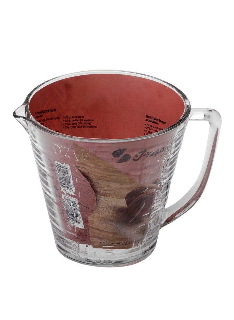 Pasabahce 1-Piece Basic Measuring Cup For 1000 ml 32 oz 4 Cups Capacity Clear - Image 2