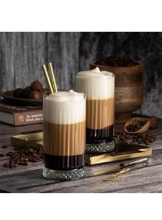 باساباتشي طقم كؤوس شرب طويلة إليسيا 4 قطع سعة 365 مل - Image 5