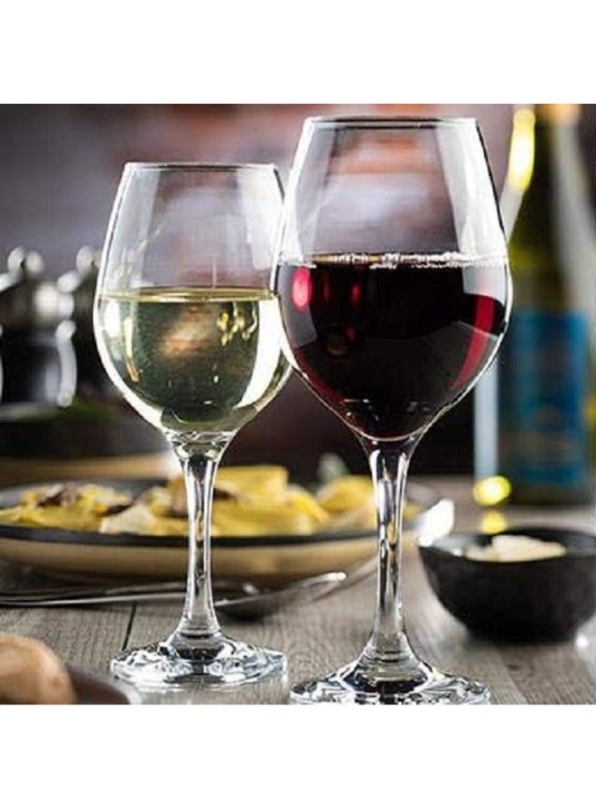 Pasabahce 6-Piece Amber Goblet Set 365 ml Clear - Image 4