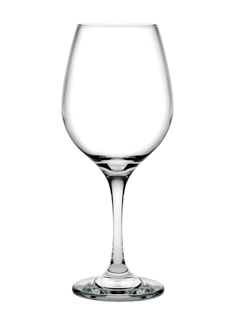 Pasabahce 6-Piece Amber Goblet Set 365 ml Clear - Image 1