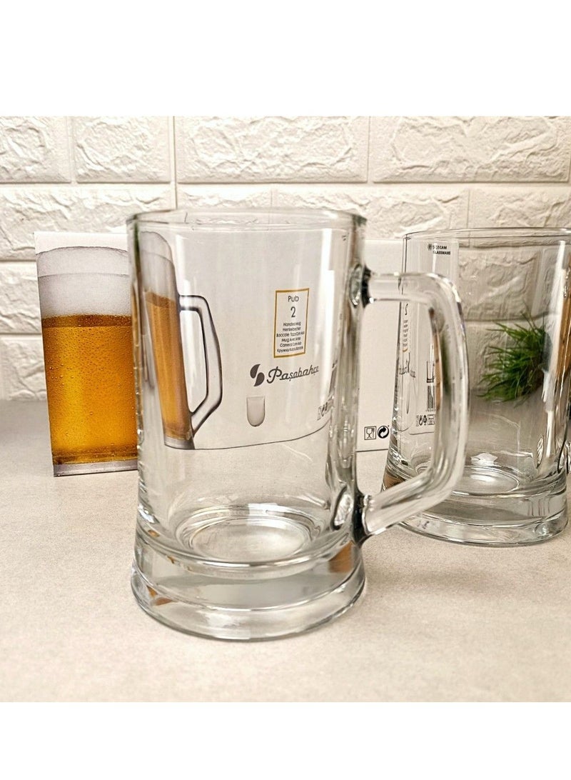 Pasabahce 2-Piece Pub Beer Mug 660 ml Clear  - Image 4