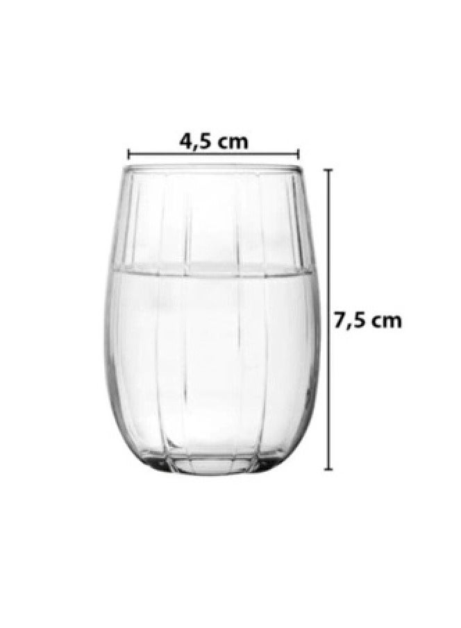 باساباتشي طقم أكواب قصيرة لينكا 6 قطع سعة 115 مل - Image 3