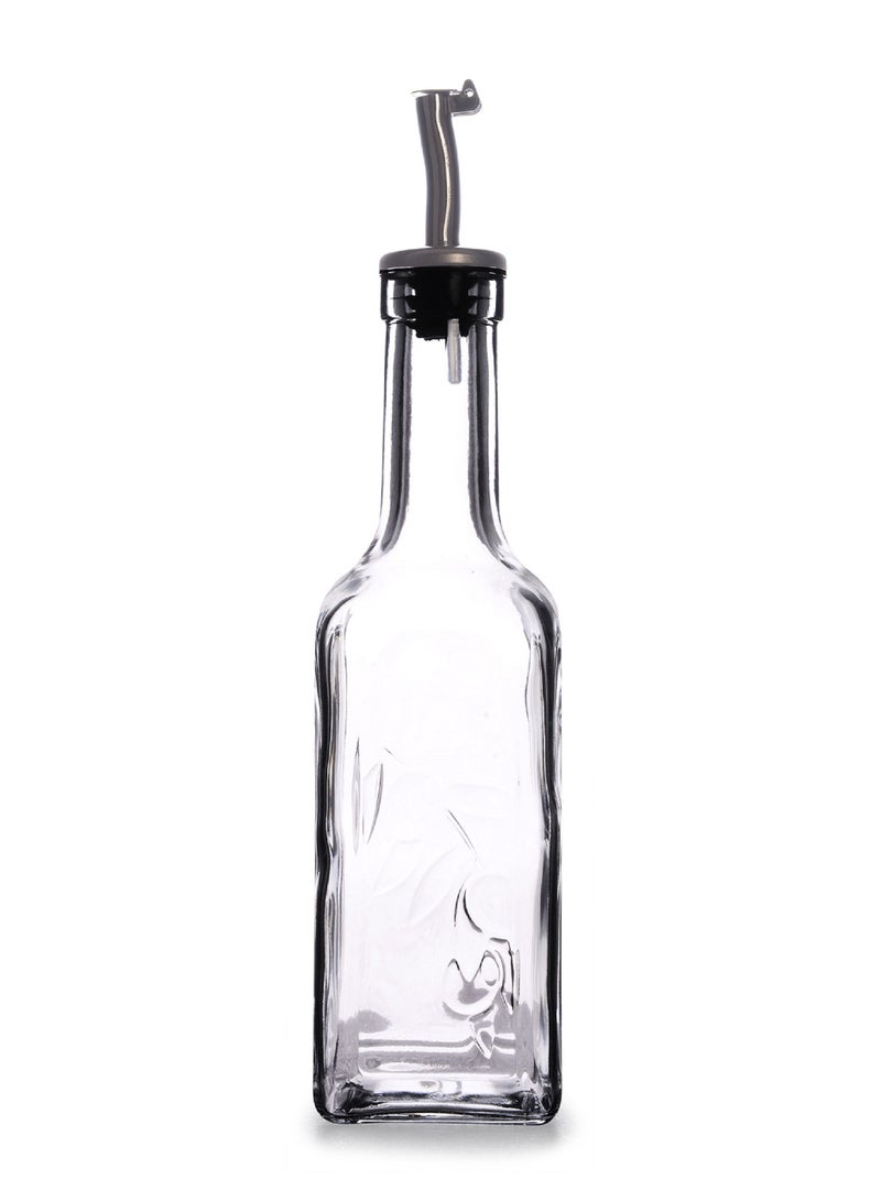 باساباتشي زجاجة تقديم زيت وخل منزلية من قطعتين سعة 345 مل - Image 3