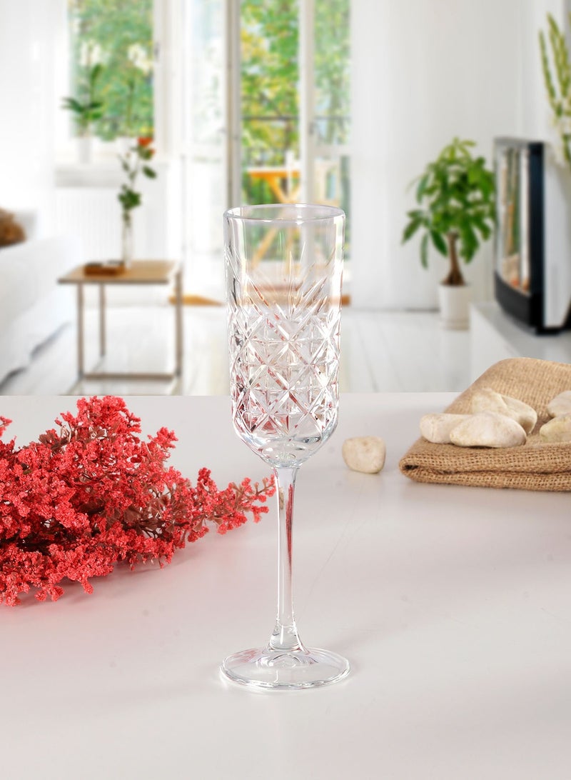 Pasabahce - 4-Piece Timeless Champagne Flute 175 ml Clear - Image 1