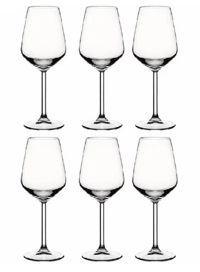 باساباتشي طقم كؤوس نبيذ أليغرا 6 قطع سعة 350 مل - Image 2