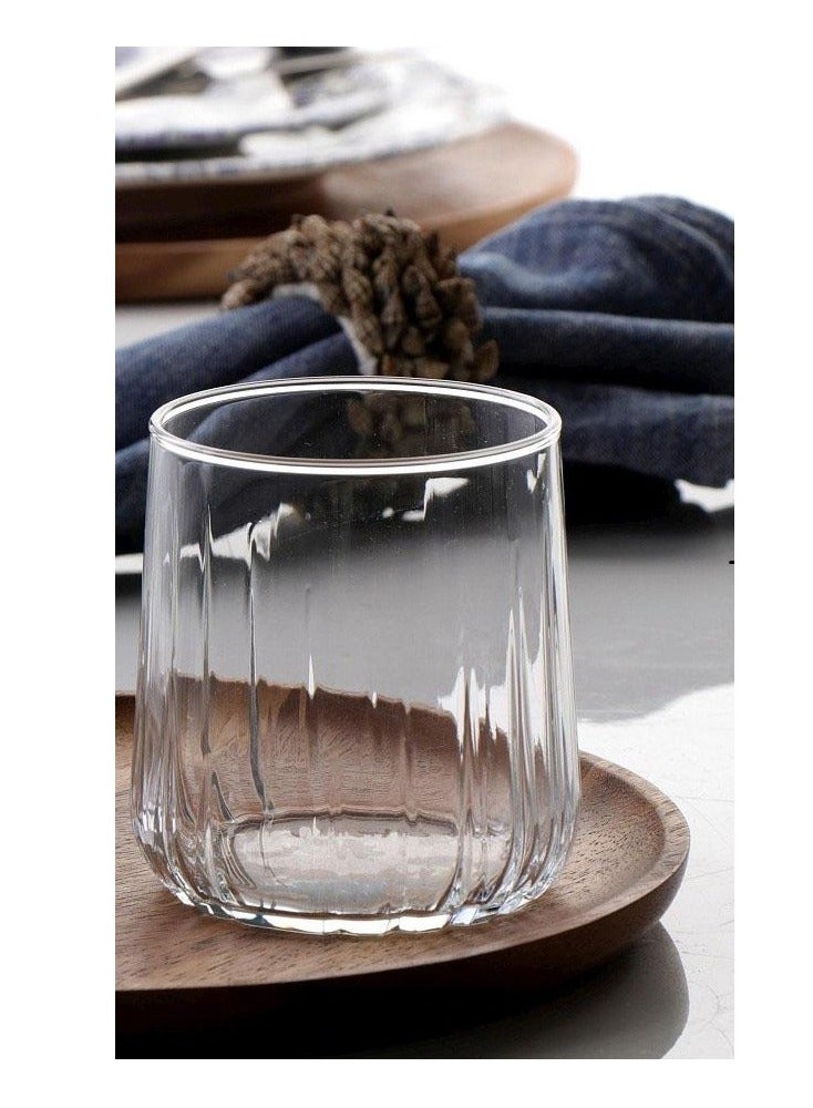 باساباتشي طقم أكواب نوفا مكون من 6 قطع سعة 310 سم مكعب شفاف - Image 4