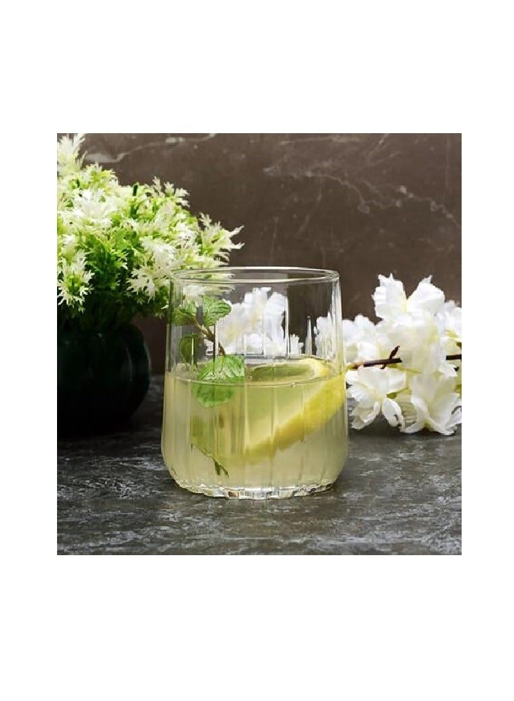 باساباتشي طقم أكواب نوفا مكون من 6 قطع سعة 310 سم مكعب شفاف - Image 5