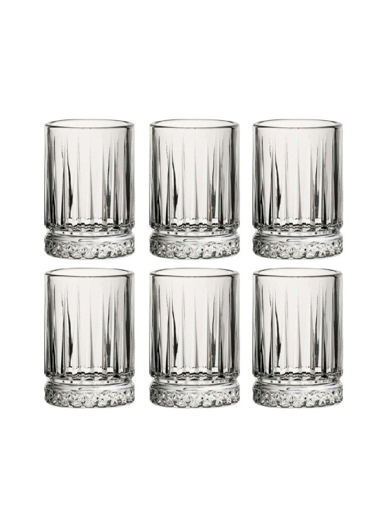 Pasabahce 6-Piece Elysia Shot Glass Set 60 ml Clear  - Image 2
