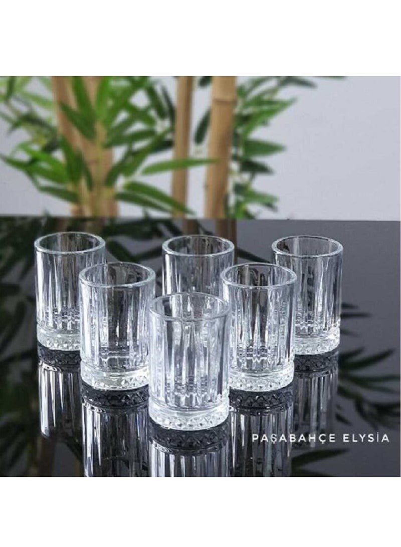 Pasabahce 6-Piece Elysia Shot Glass Set 60 ml Clear  - Image 4