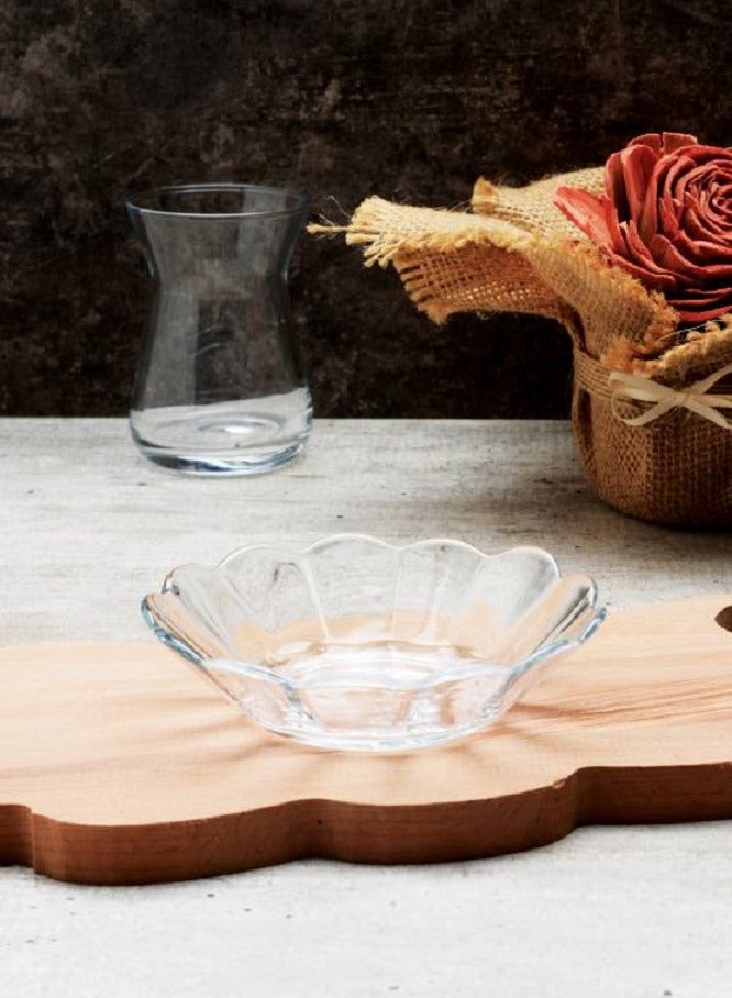 Pasabahce 6-Piece Keyif Tea Plate  10.6 cm Clear - Image 5