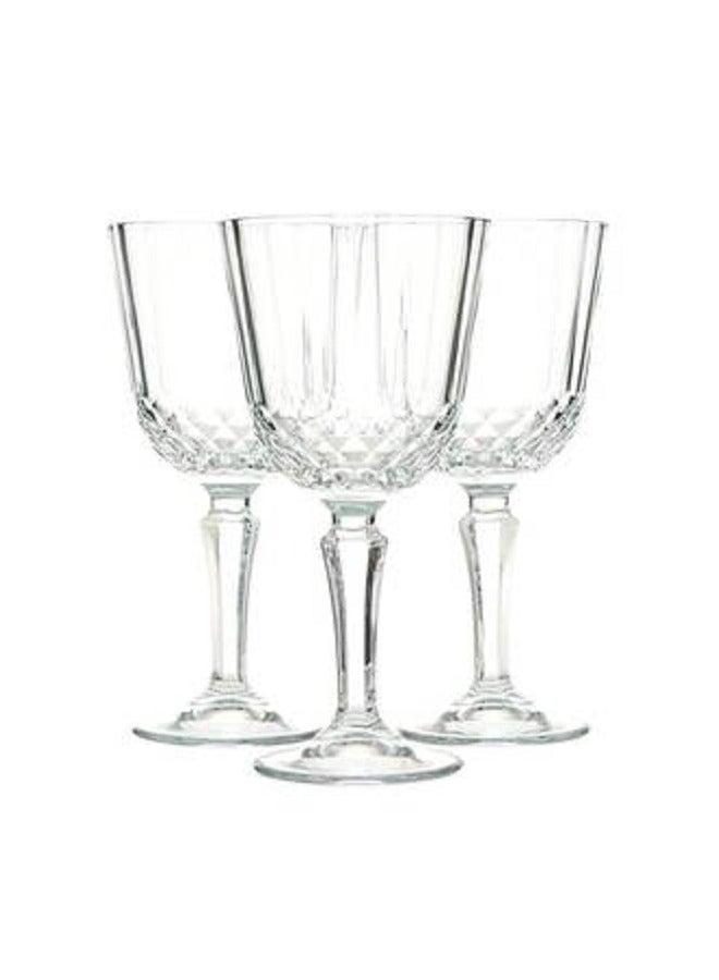 باساباتشي 3-Piece Diony Wine Glass Set 310 ml Clear - Image 2
